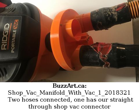 Shop vac and manifold